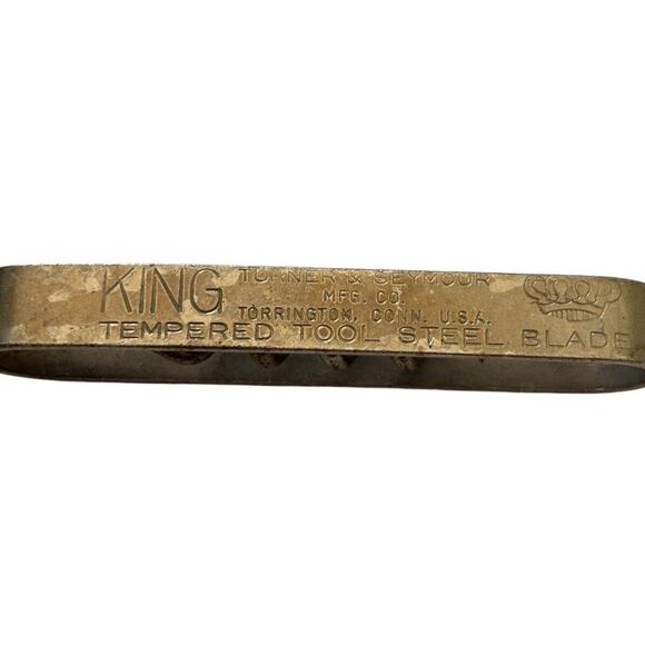 VTG King Turner & Seymour Torrington CT Bar Can & Bottle Opener Cork Screw Tool - Picture 6 of 7